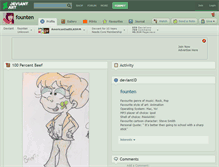 Tablet Screenshot of founten.deviantart.com