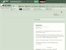 Tablet Screenshot of lol-jokes.deviantart.com