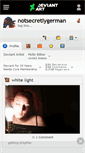 Mobile Screenshot of notsecretlygerman.deviantart.com