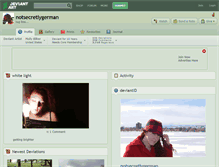 Tablet Screenshot of notsecretlygerman.deviantart.com