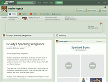 Tablet Screenshot of mastervegeta.deviantart.com