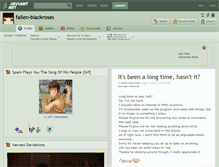 Tablet Screenshot of fallen-blackroses.deviantart.com