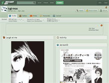 Tablet Screenshot of lugi-moo.deviantart.com