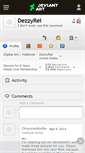 Mobile Screenshot of dezzyrei.deviantart.com