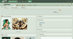 Desktop Screenshot of little-foot.deviantart.com