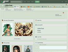 Tablet Screenshot of little-foot.deviantart.com