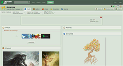 Desktop Screenshot of amanora.deviantart.com