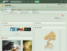 Tablet Screenshot of amanora.deviantart.com