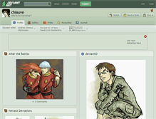 Tablet Screenshot of chiauve.deviantart.com