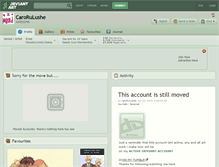 Tablet Screenshot of carorulushe.deviantart.com