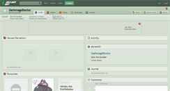 Desktop Screenshot of darkmagerector.deviantart.com