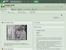 Tablet Screenshot of invader-jacob.deviantart.com
