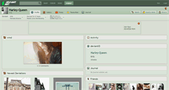 Desktop Screenshot of harley-queen.deviantart.com