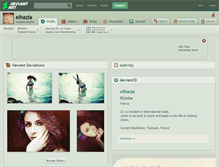 Tablet Screenshot of elhazia.deviantart.com