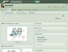 Tablet Screenshot of danman007.deviantart.com