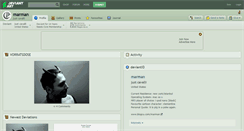 Desktop Screenshot of marman.deviantart.com