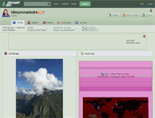 Tablet Screenshot of idiosyncrasies84.deviantart.com