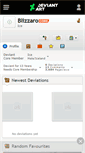 Mobile Screenshot of blizzaro.deviantart.com