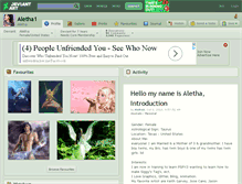 Tablet Screenshot of aletha1.deviantart.com