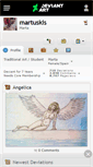 Mobile Screenshot of martuskis.deviantart.com