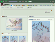 Tablet Screenshot of martuskis.deviantart.com