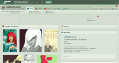 Desktop Screenshot of coffeepowered.deviantart.com