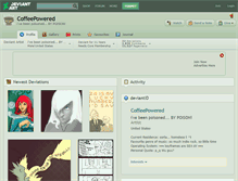 Tablet Screenshot of coffeepowered.deviantart.com