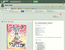 Tablet Screenshot of neon-juma.deviantart.com