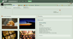Desktop Screenshot of bluenozdkitty.deviantart.com