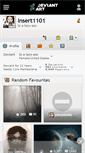 Mobile Screenshot of insert1101.deviantart.com
