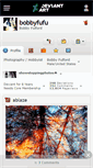 Mobile Screenshot of bobbyfufu.deviantart.com