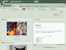 Tablet Screenshot of bobbyfufu.deviantart.com