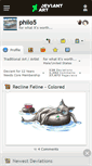 Mobile Screenshot of philo5.deviantart.com