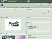 Tablet Screenshot of philo5.deviantart.com