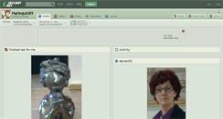 Desktop Screenshot of harlequin89.deviantart.com