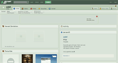 Desktop Screenshot of exbil.deviantart.com