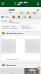 Mobile Screenshot of exbil.deviantart.com