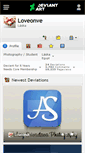 Mobile Screenshot of loveonve.deviantart.com