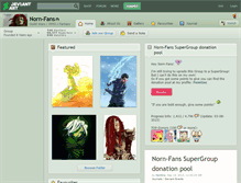 Tablet Screenshot of norn-fans.deviantart.com