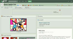 Desktop Screenshot of bleach-captains-club.deviantart.com