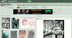 Desktop Screenshot of dylanteague.deviantart.com