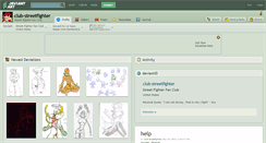 Desktop Screenshot of club-streetfighter.deviantart.com