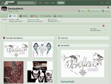 Tablet Screenshot of deniseawells.deviantart.com