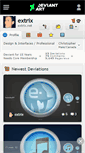 Mobile Screenshot of extrix.deviantart.com