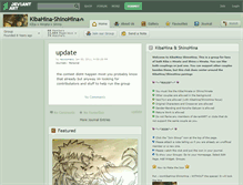 Tablet Screenshot of kibahina-shinohina.deviantart.com