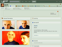 Tablet Screenshot of daviti.deviantart.com
