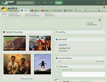 Tablet Screenshot of etc2913.deviantart.com