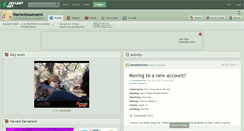 Desktop Screenshot of namelessanami.deviantart.com