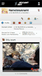 Mobile Screenshot of namelessanami.deviantart.com