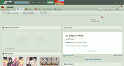 Desktop Screenshot of hickaru.deviantart.com